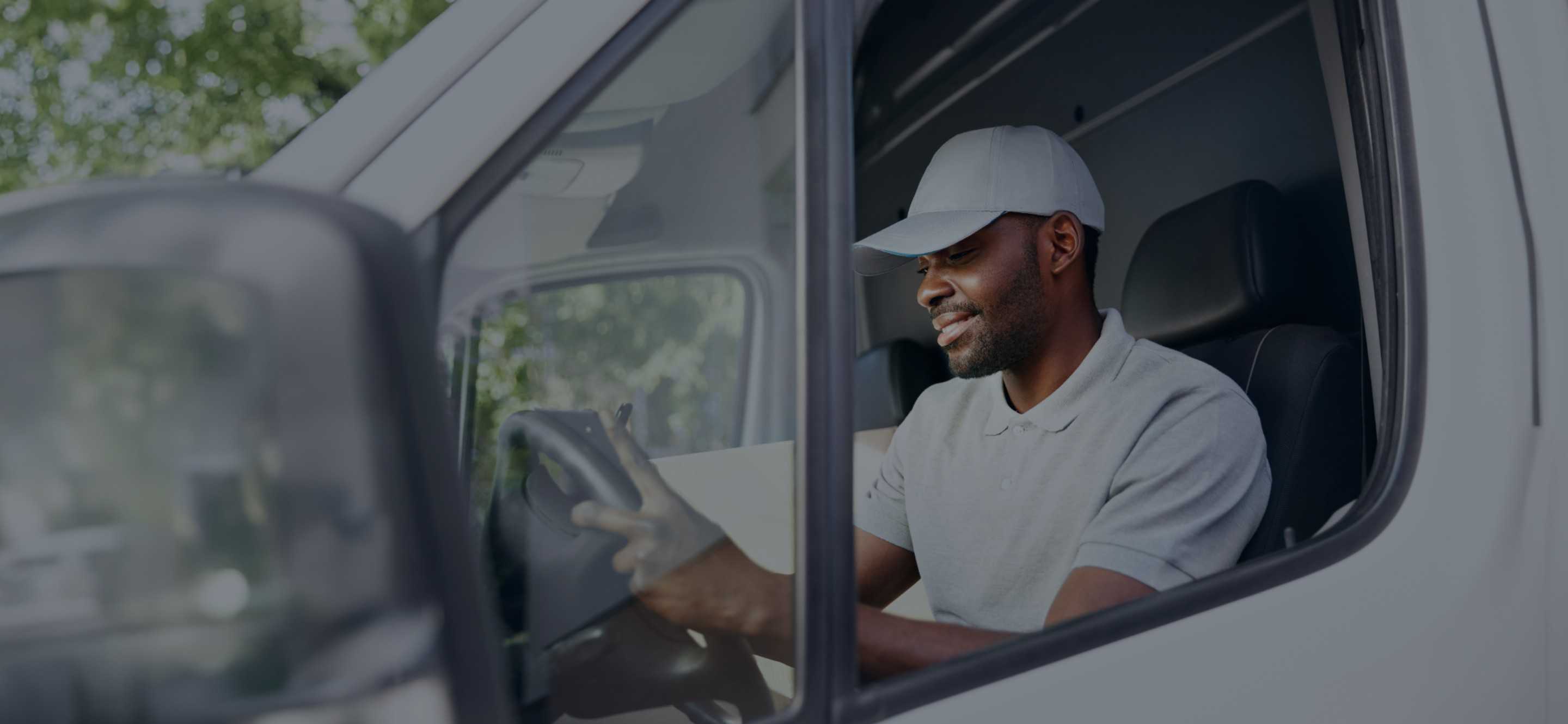 A driver of a fleet vehicle