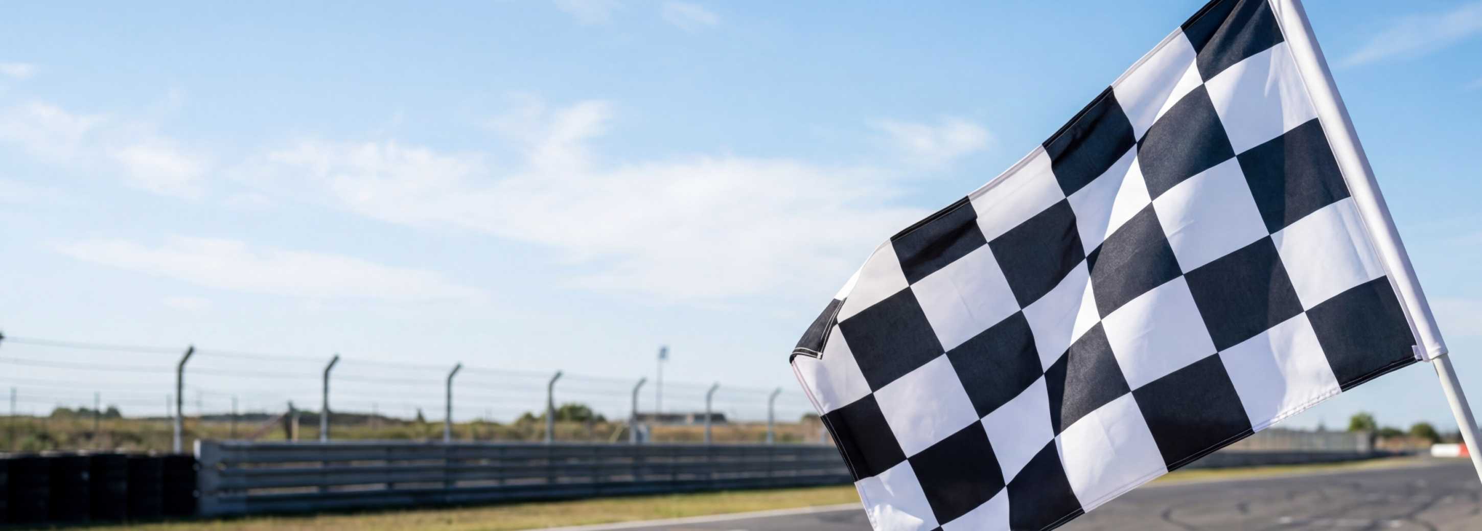 A car pulling away from a parking lot